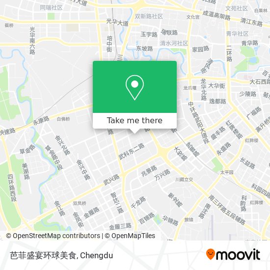 芭菲盛宴环球美食 map