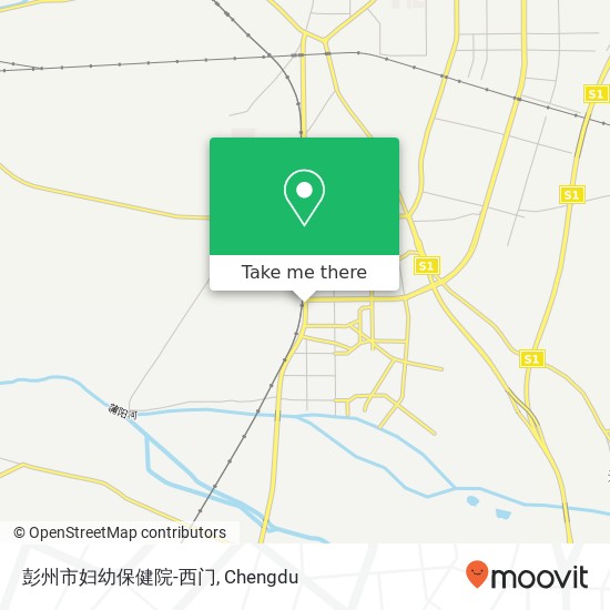 彭州市妇幼保健院-西门 map