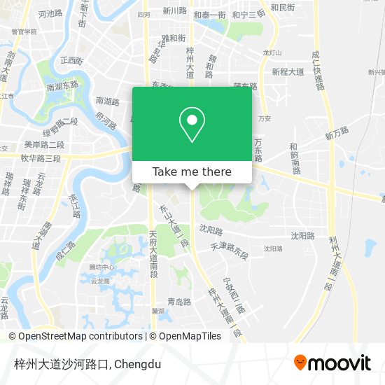 梓州大道沙河路口 map