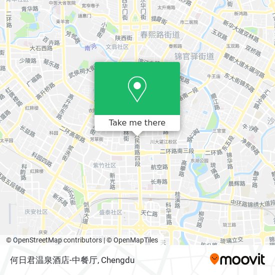 何日君温泉酒店-中餐厅 map