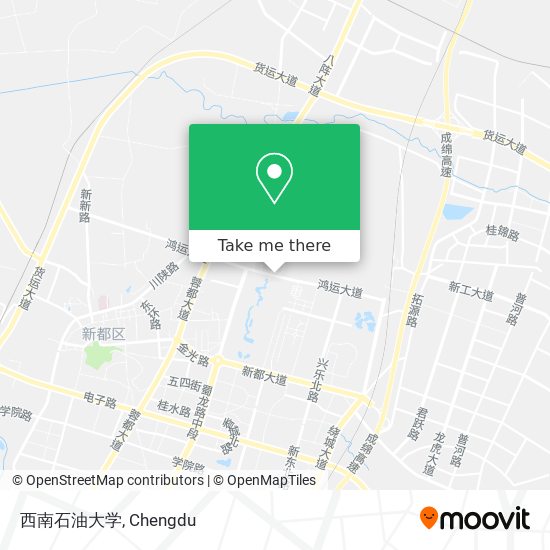 西南石油大学 map