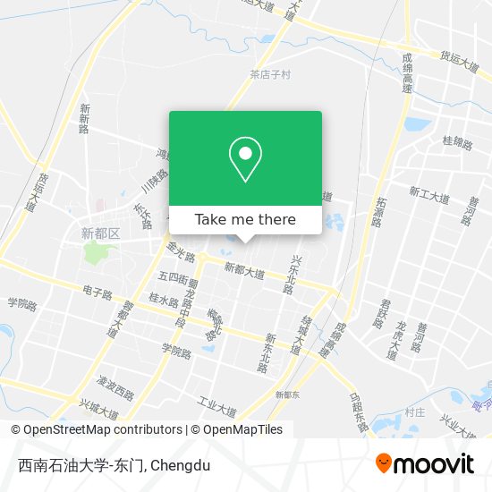 西南石油大学-东门 map