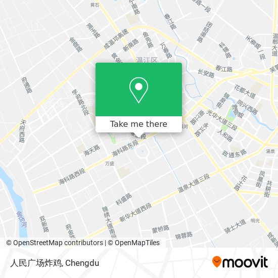人民广场炸鸡 map