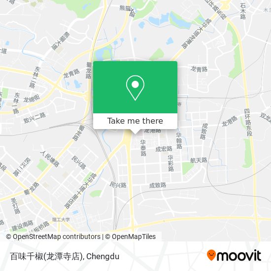 百味千椒(龙潭寺店) map