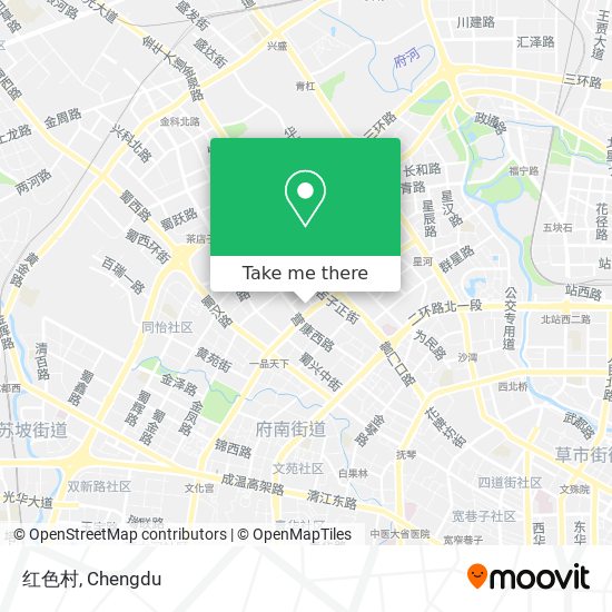 红色村 map