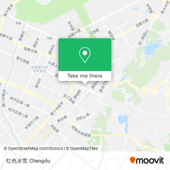 红色冰雪 map