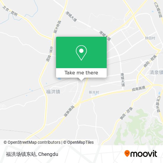 福洪场镇东站 map