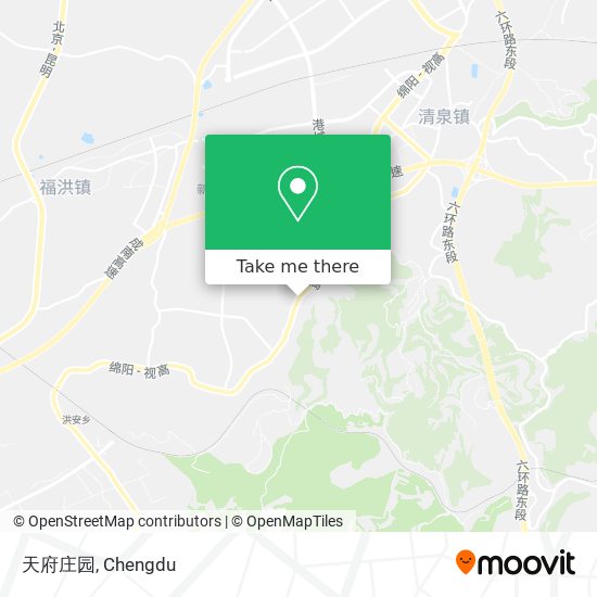 天府庄园 map