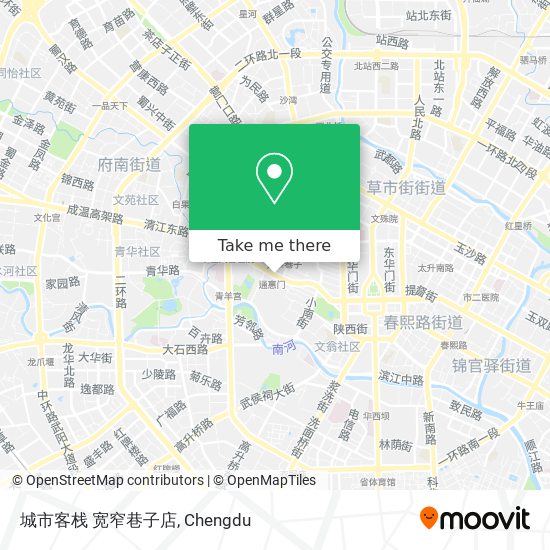 城市客栈 宽窄巷子店 map