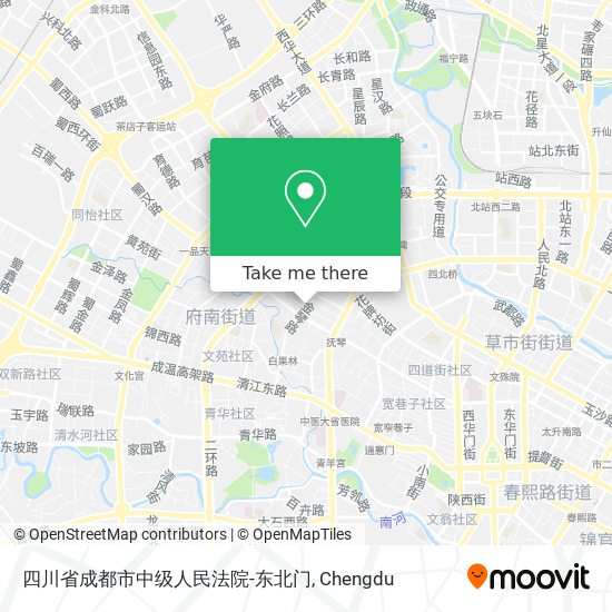 四川省成都市中级人民法院-东北门 map