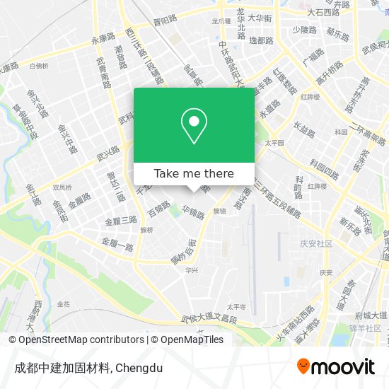 成都中建加固材料 map