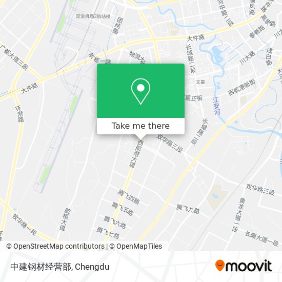 中建钢材经营部 map