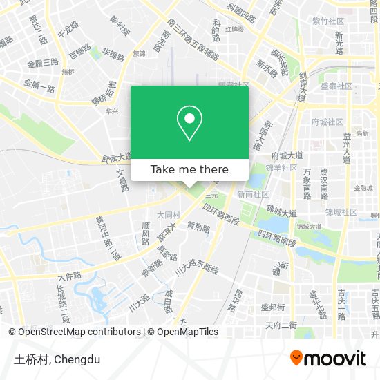 土桥村 map
