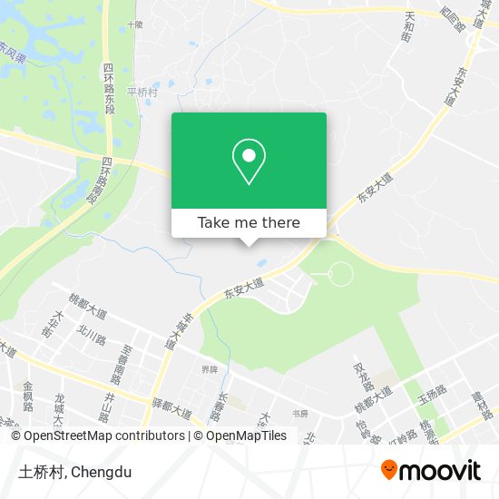 土桥村 map