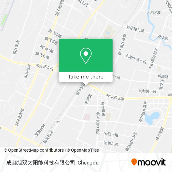 成都旭双太阳能科技有限公司 map