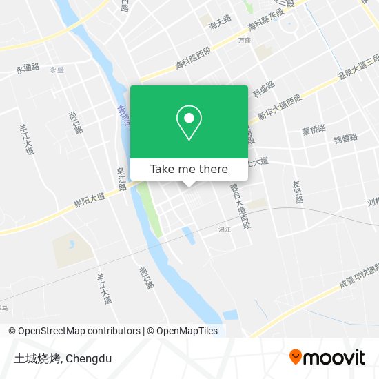 土城烧烤 map