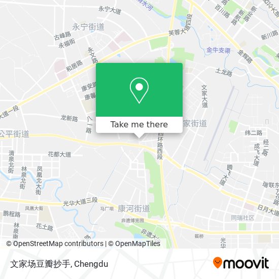 文家场豆瓣抄手 map
