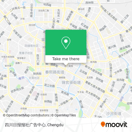 四川日报报社广告中心 map
