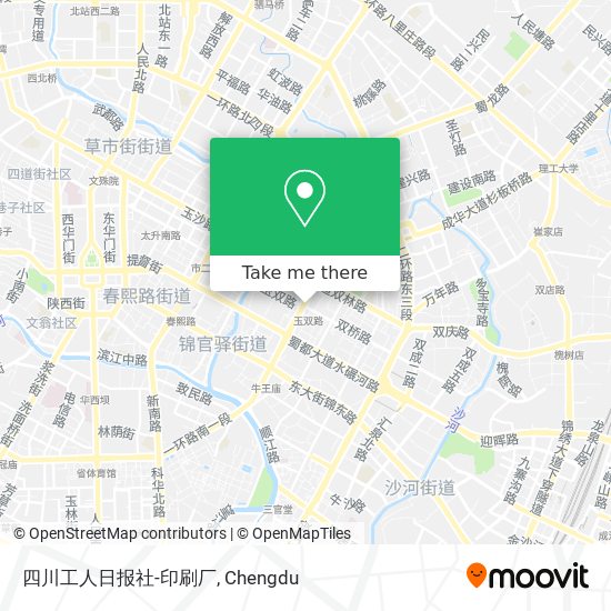 四川工人日报社-印刷厂 map