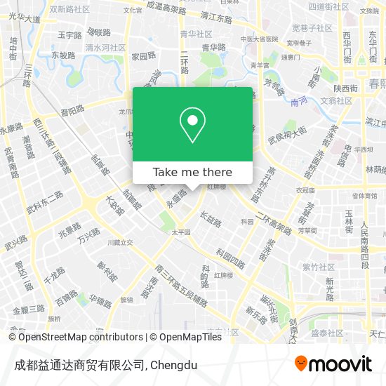 成都益通达商贸有限公司 map