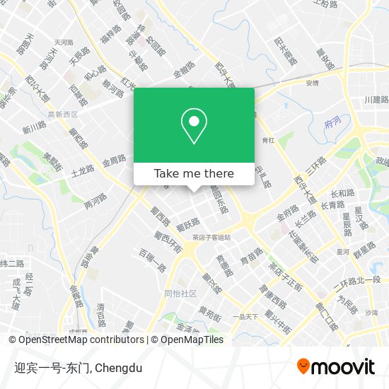 迎宾一号-东门 map