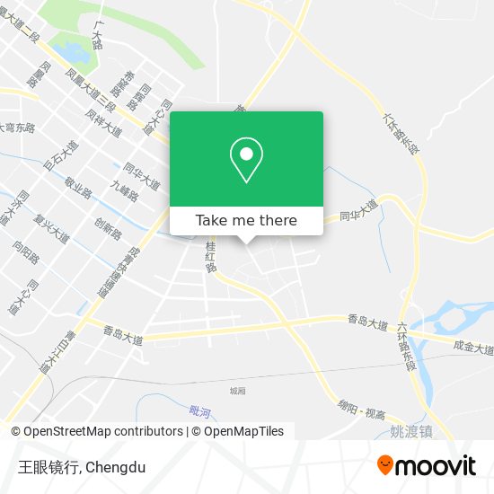 王眼镜行 map