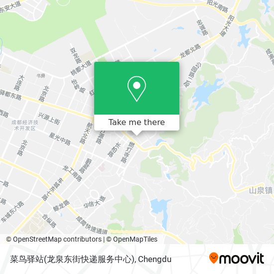 菜鸟驿站(龙泉东街快递服务中心) map