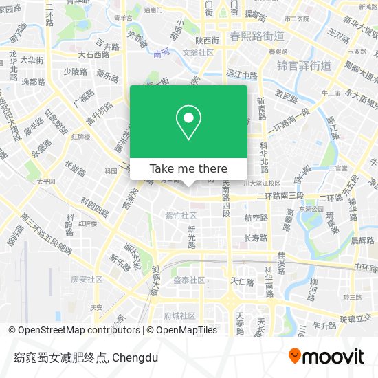 窈窕蜀女减肥终点 map