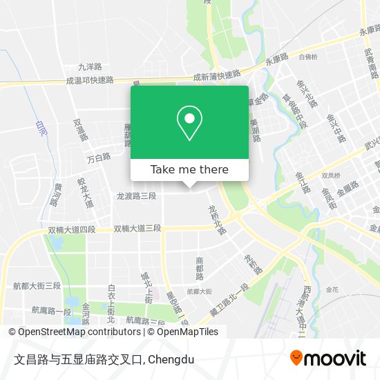 文昌路与五显庙路交叉口 map