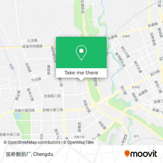 簇桥翻胎厂 map