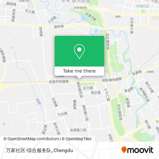 万家社区-综合服务队 map