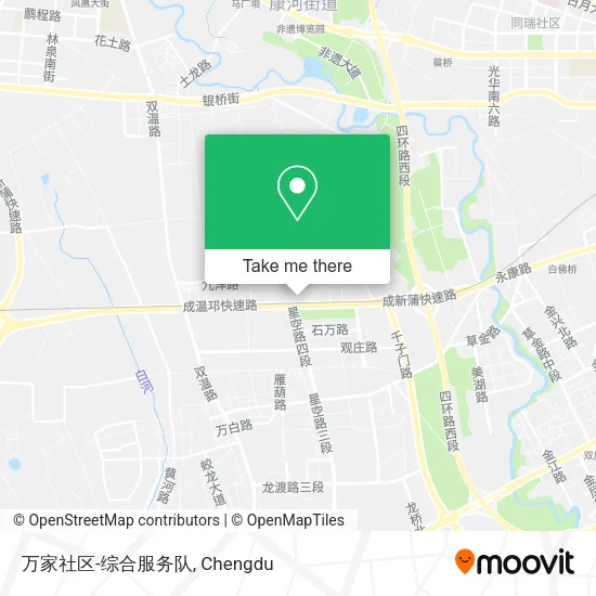 万家社区-综合服务队 map