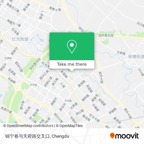 锦宁巷与天府路交叉口 map