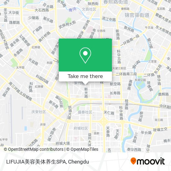 LIFUJIA美容美体养生SPA map