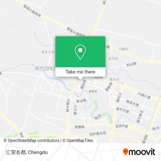 汇荣名都 map