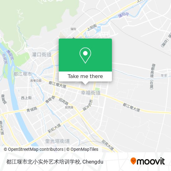 都江堰市北小实外艺术培训学校 map
