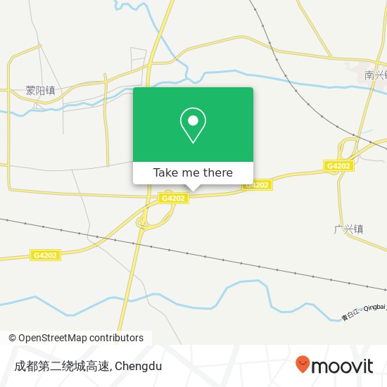 成都第二绕城高速 map