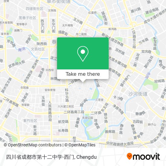 四川省成都市第十二中学-西门 map