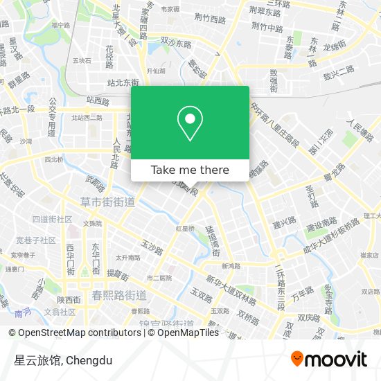 星云旅馆 map