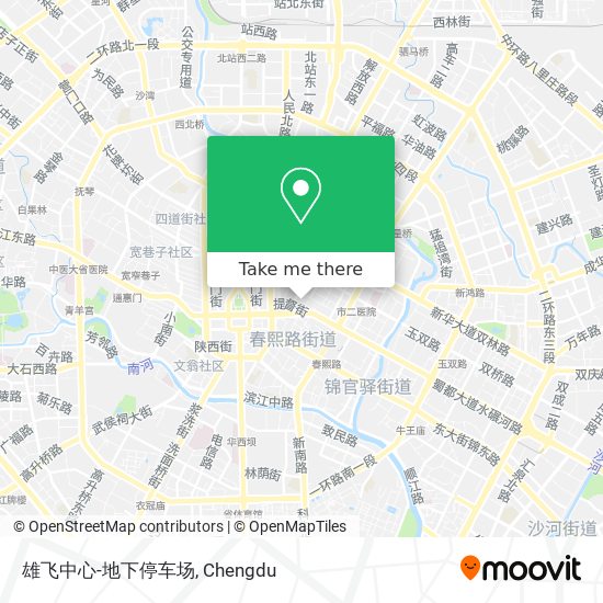 雄飞中心-地下停车场 map