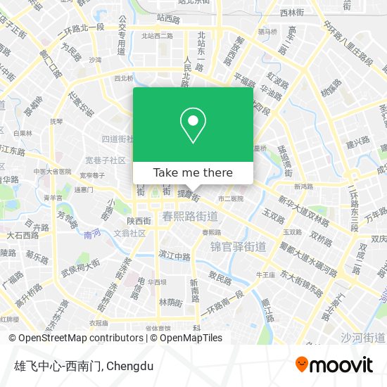 雄飞中心-西南门 map