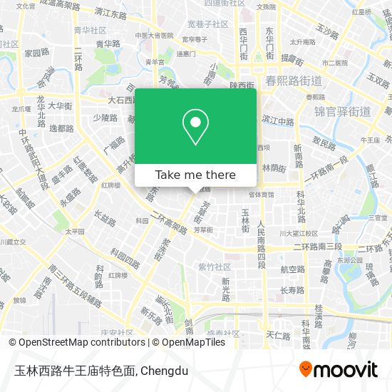 玉林西路牛王庙特色面 map