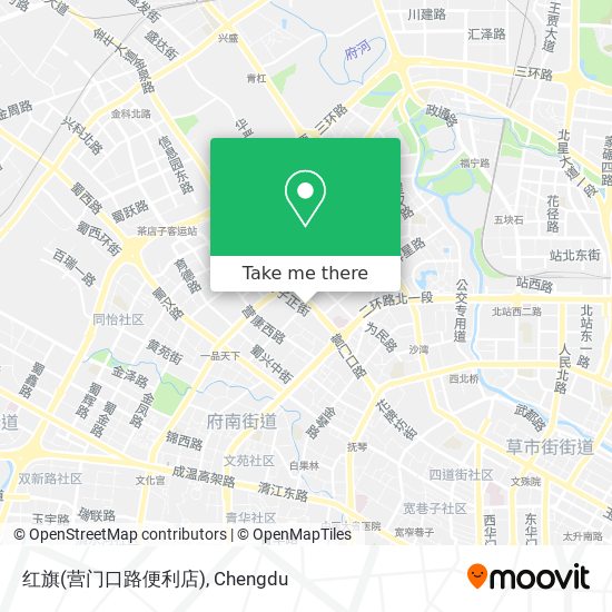 红旗(营门口路便利店) map