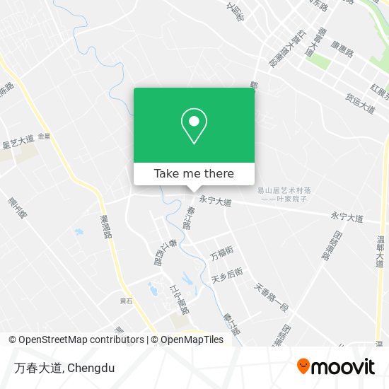 万春大道 map