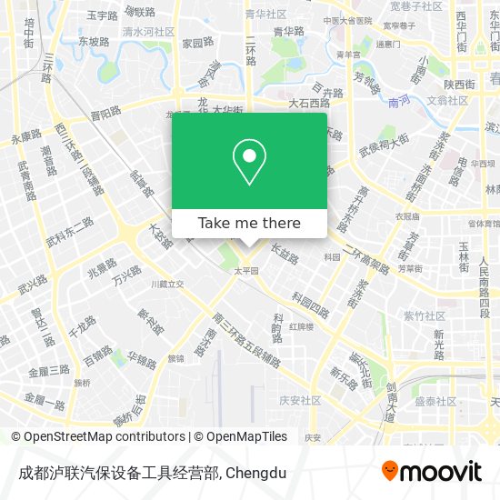 成都泸联汽保设备工具经营部 map