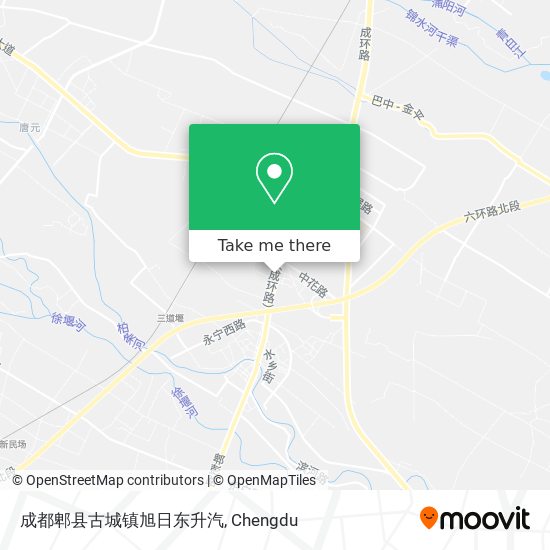 成都郫县古城镇旭日东升汽 map