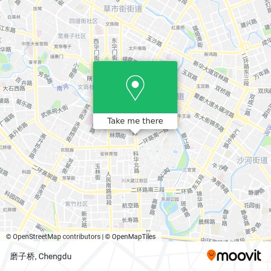 磨子桥 map