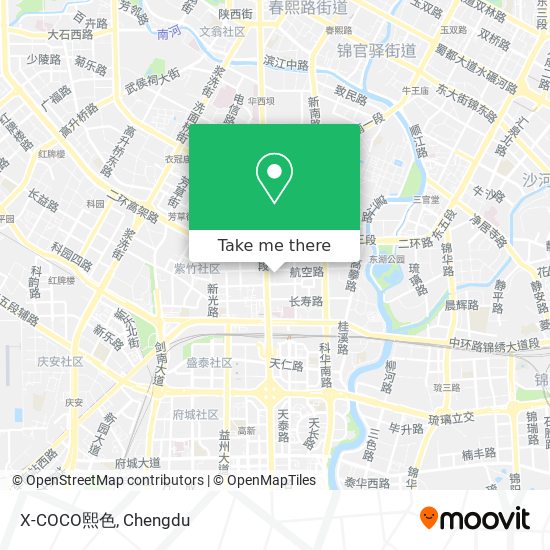 X-COCO熙色 map