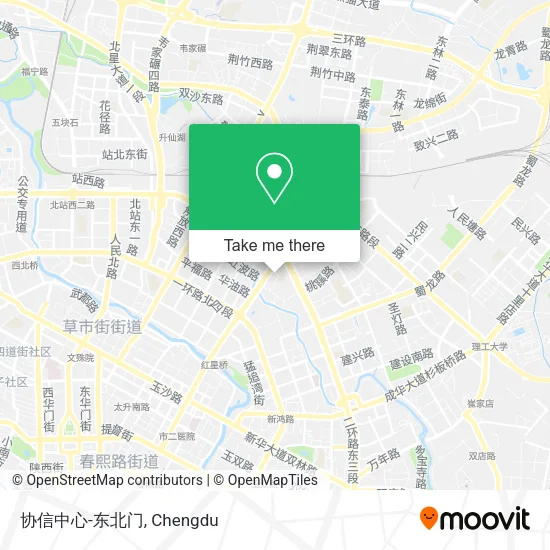 协信中心-东北门 map