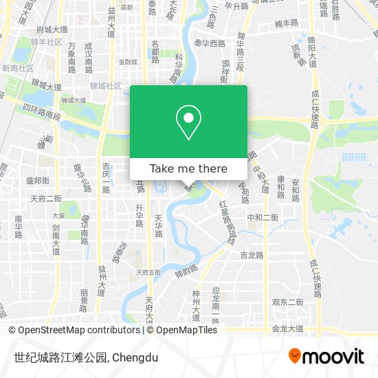 世纪城路江滩公园 map